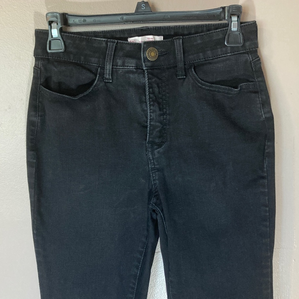 SO Black High Rise Curvy Jeggings (Size 7, Juniors)